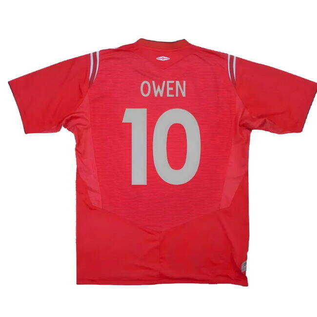 Low Cost England 2004-06 Away Shirt (M) (Excellent) (Owen 10) Spiritual