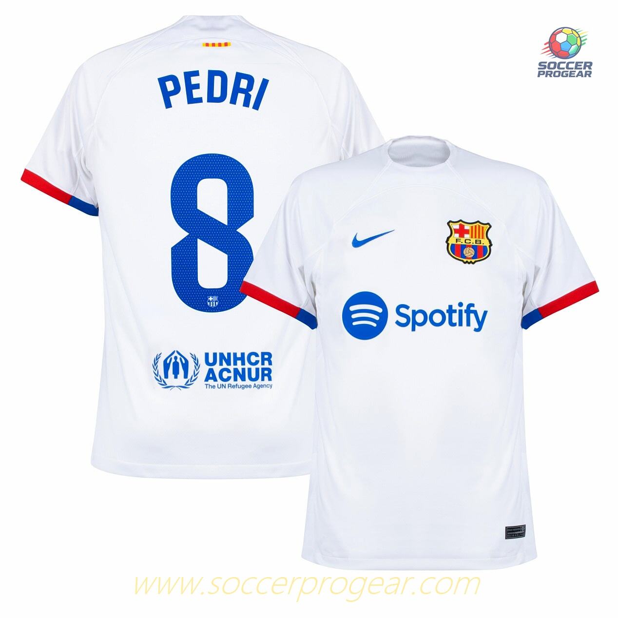 Barca Football Shirt 2023 2024 Away Pedri