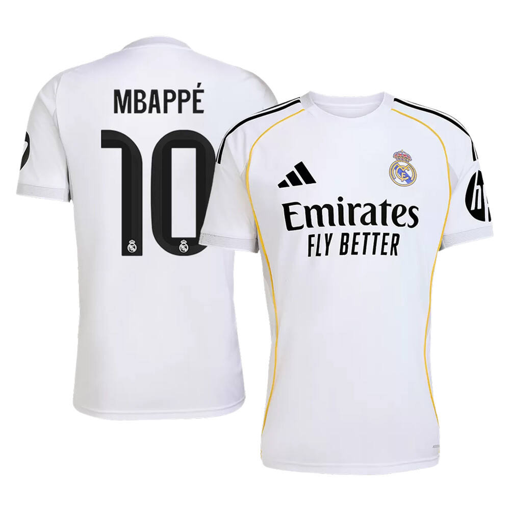 Real Madrid 2526 Home Shirt 10 Mbappe - Official Replica 24708