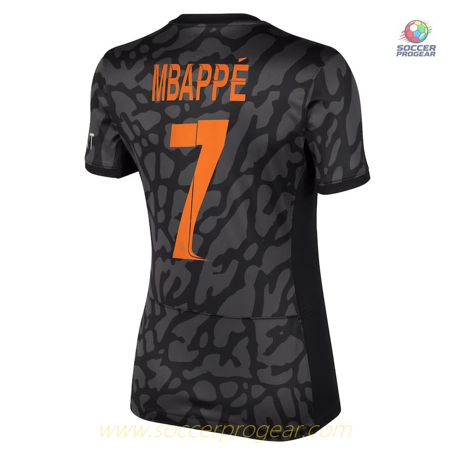 PSG Third Football Jersey 2023 2024 Women's Edition Mbappe