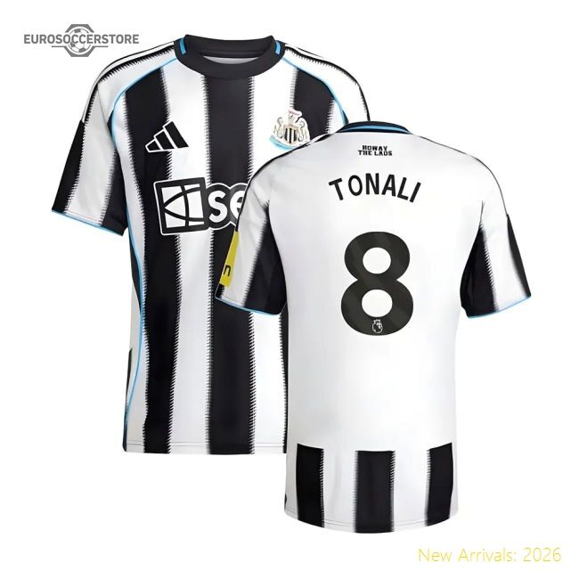 Authentic 2025-2026 Newcastle Home Shirt (tonali 8) - Premium Quality