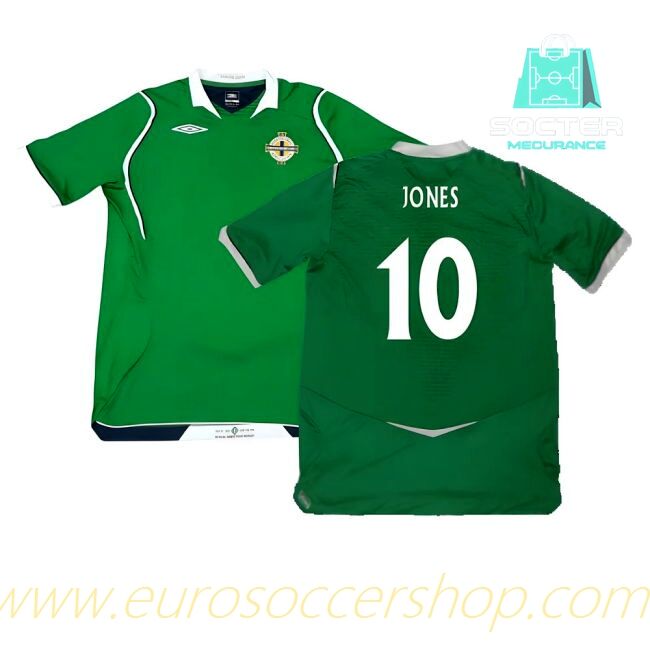 Replica Northern Ireland Home Jersey (Jones 10)