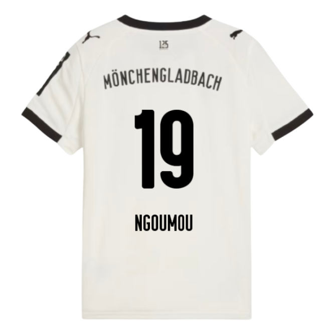 Football Borussia Mgb Home Shirt Kids Ngoumou #19 Top Tier Die-har...
