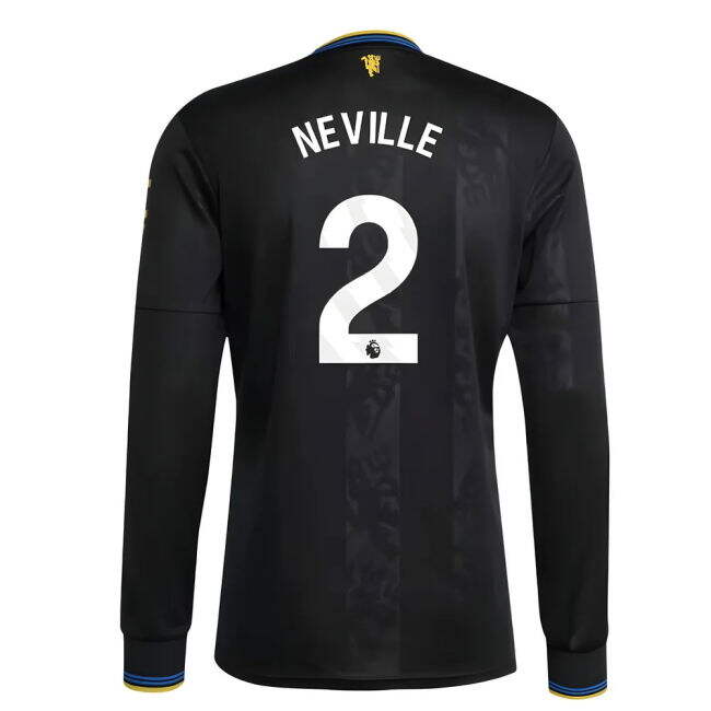 Cost-Effective Man Utd Neville 2 2025-2026 Man Utd Long Sleeve Thir...