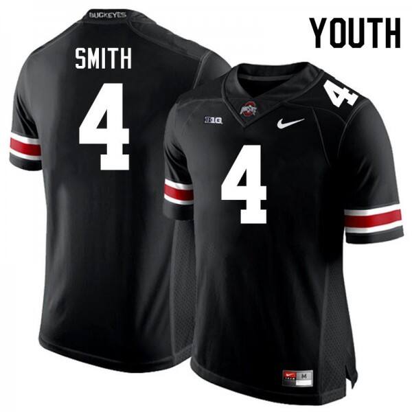 Youth(kids) Ohio State Buckeyes Jeremiah Smith #4 Authentic Replica