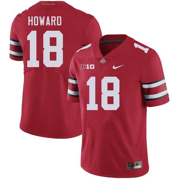 Men Ohio State Buckeyes Will Howard #18 Buckeye Nation Jersey