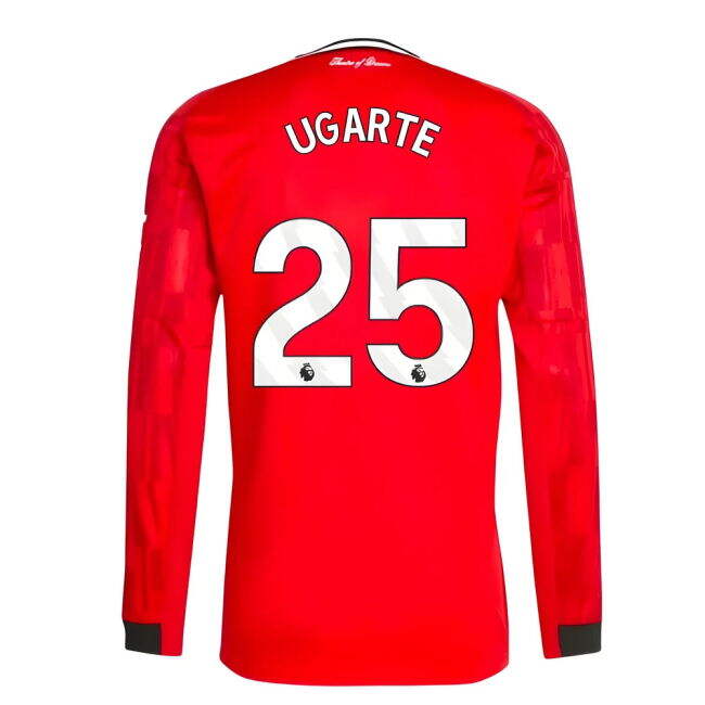 2025-20 Man Utd Authentic Home Jersey Ugarte #25 L M S