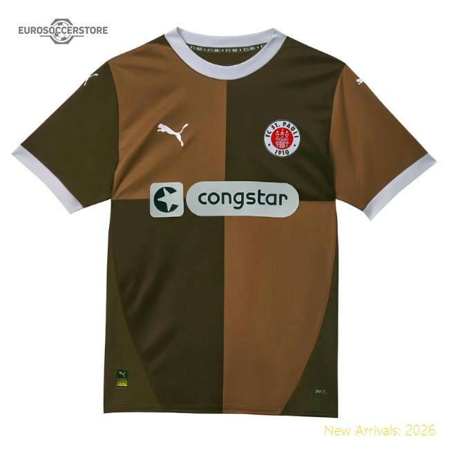 Professional-Grade 2024-2025 St Pauli Home Shirt (Irvine 7)