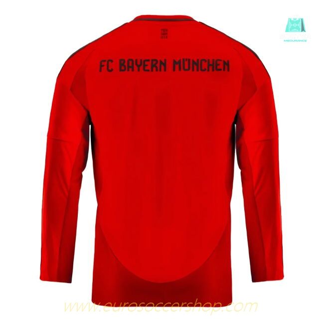 2024-2025 Bayern Munich Long Sleeve Home Shirt (Kids)