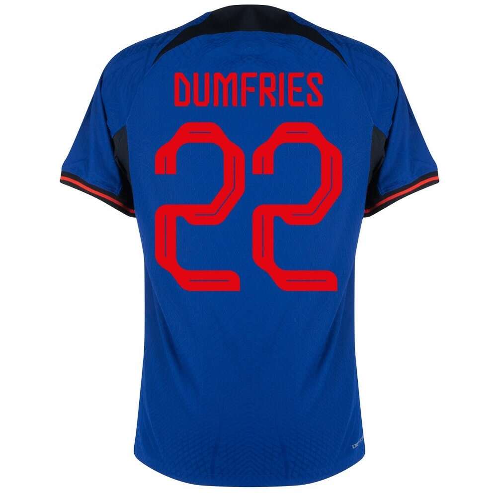 NETHERLANDS AWAY WORLD CUP 2022 DUMFRIES JERSEY
