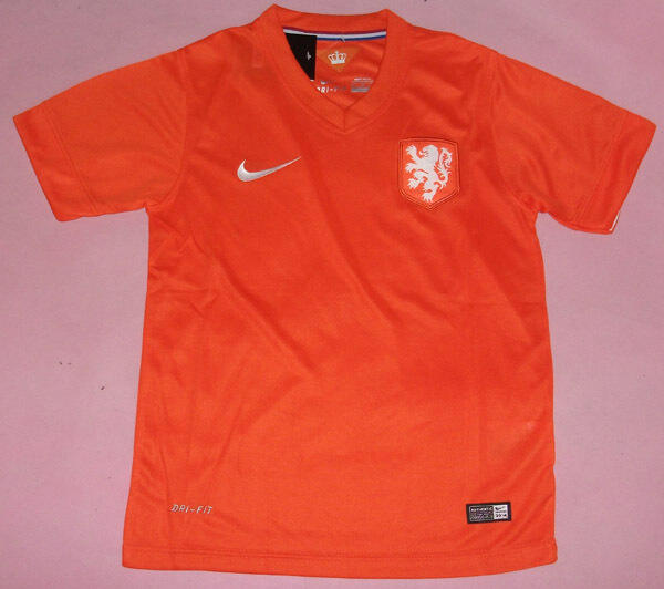 Lightweight Kids 2014 World Cup Netherlands Home Whole KitShirtShorts