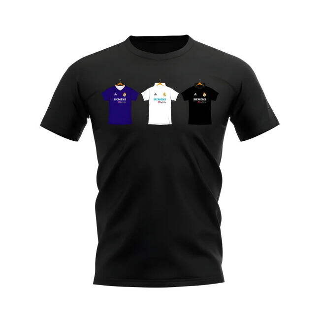 Official Licensed Real Madrid T-Shirt Fan Shirt for Adults