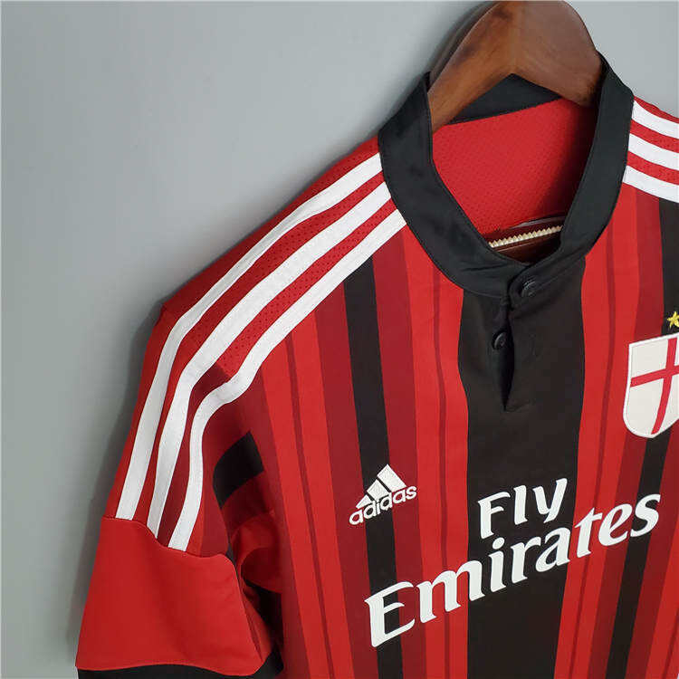 Licensed AC Milan 1415 Retro Home Shirt - Official Replica 8945