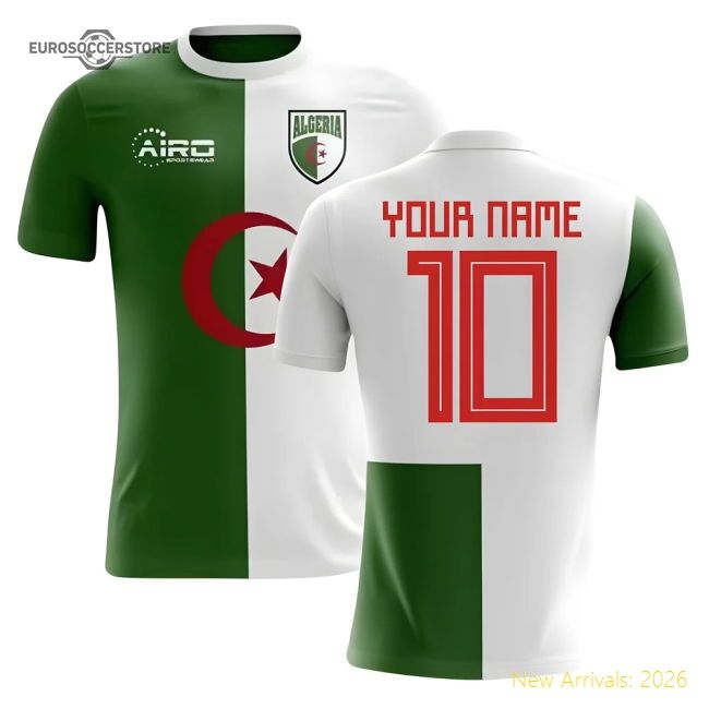 Algeria Concept 20252026 Home Jersey  Durable Drifit
