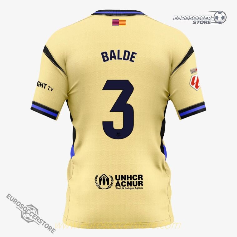 Barcelona 25-26 Season Away BALDE 3 Football Jersey