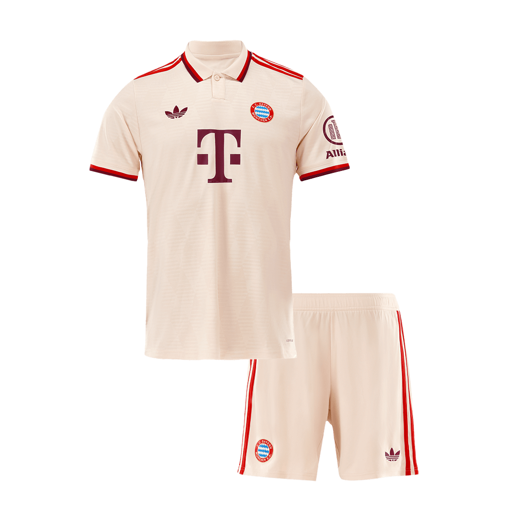 Kid's Bayern Munich Third Away Soccer Jersey Kit(Jersey+Shorts) 2024/2