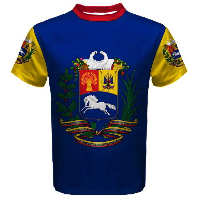 Venezuela Coat of Arms Sublimated Sports Jersey