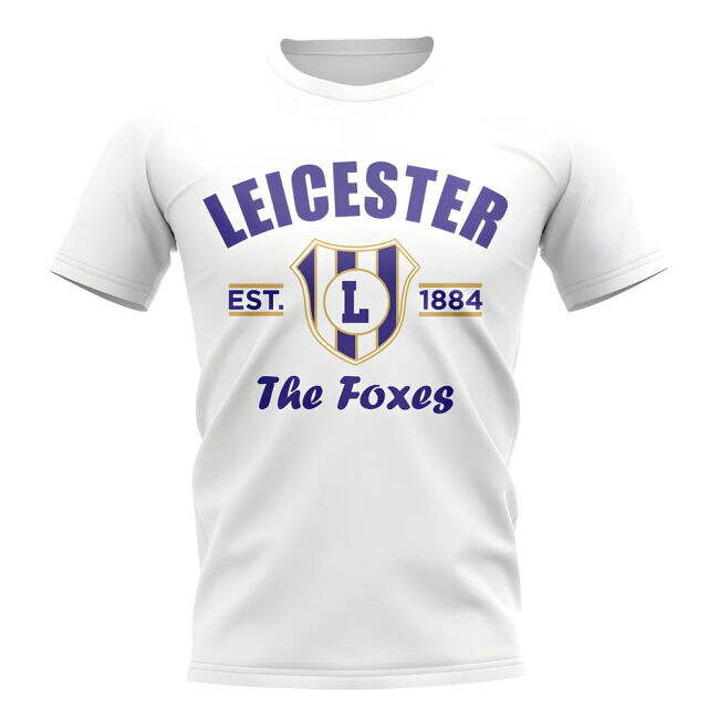 Leicester Established Football T-Shirt (White)