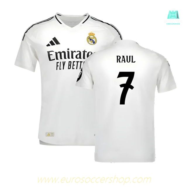2024-2025 Real Madrid Authentic Home Shirt (Raul 7)