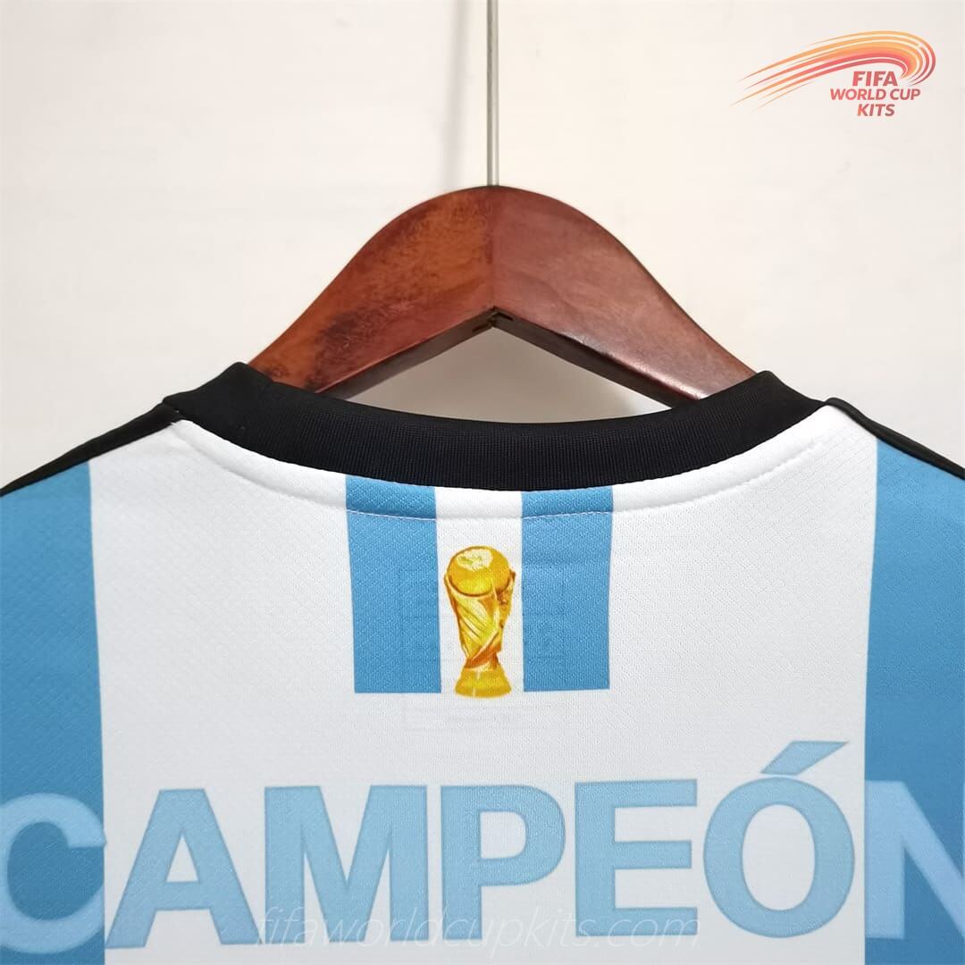 Argentina 2022 World Cup Special Champion Football Kit