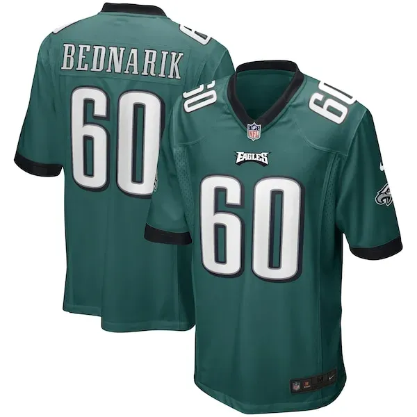 None Chuck Bednarik Game Jersey - Green | NFL Player Jersey | NFL Foot