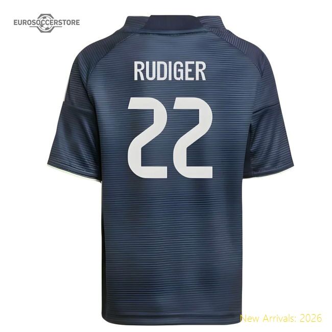 First-class 2025-2026 Real Madrid Away Mini Kit (rudiger 22)