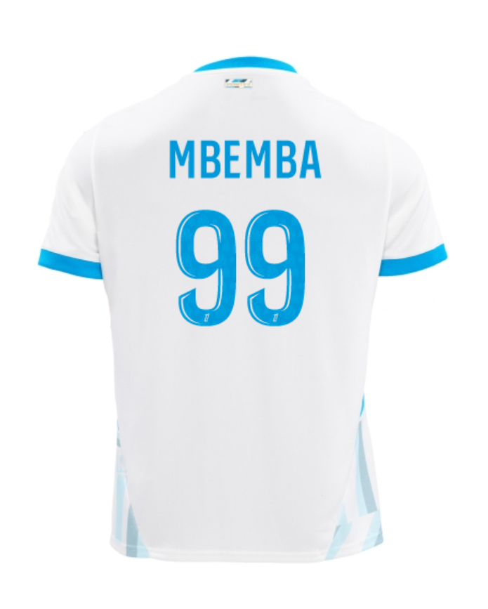 Marseille's 24-25 Season Home MBEMBA 99 Football Jersey