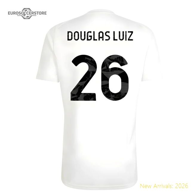 2025-2026 Black And Whites Training Tee (white) (douglas Luiz 26)