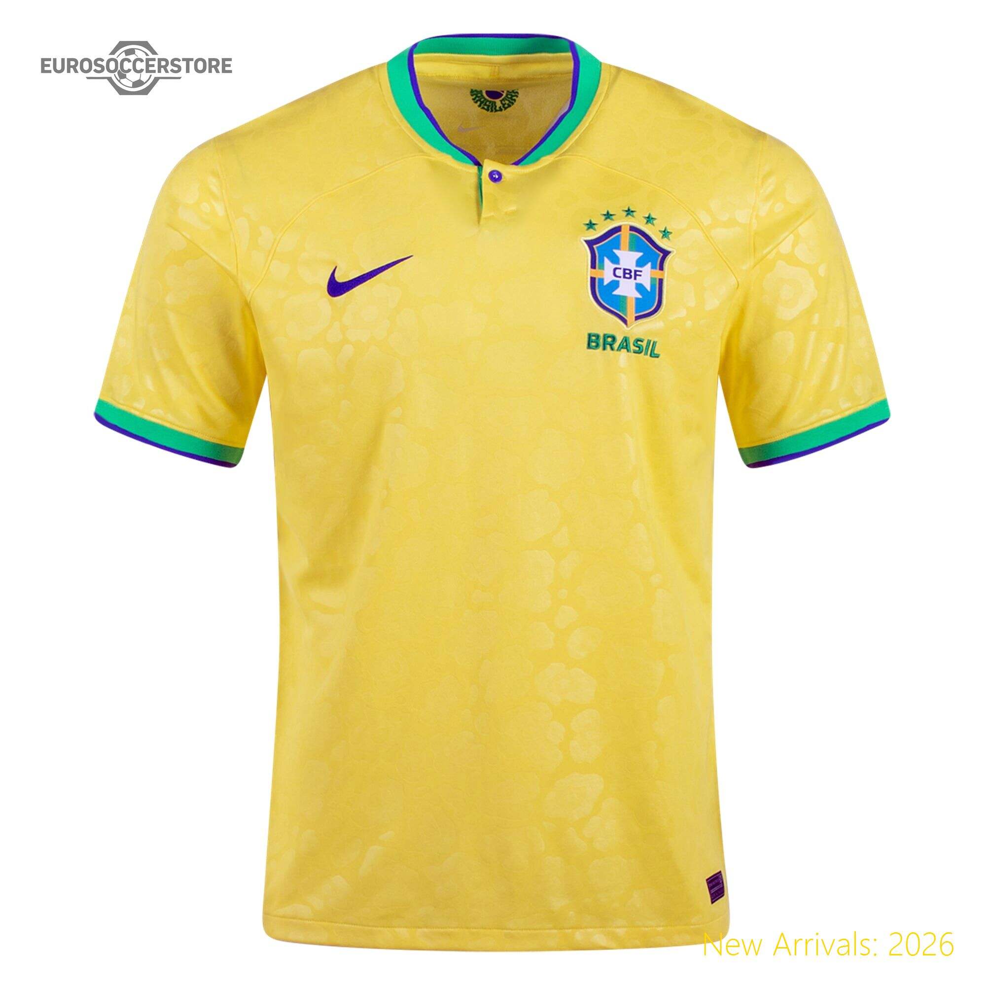 League Approved Kids Bra Brazil Home Elite Home Jersey 2022