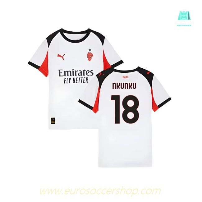 2025-2026 AC Milan Away Shirt (Kids) (Nkunku 18)