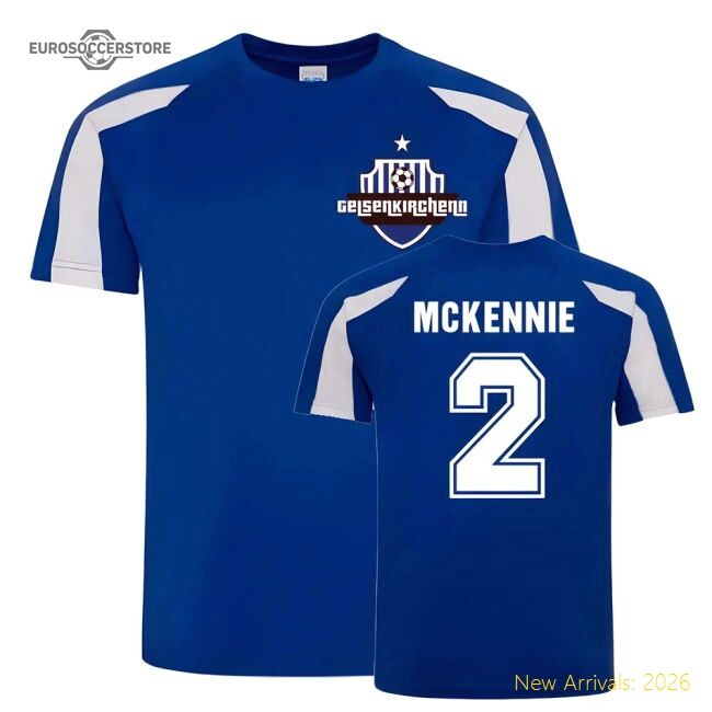 Premium Weston Mckennie Schalke Sports Training Football Jersey (blue)