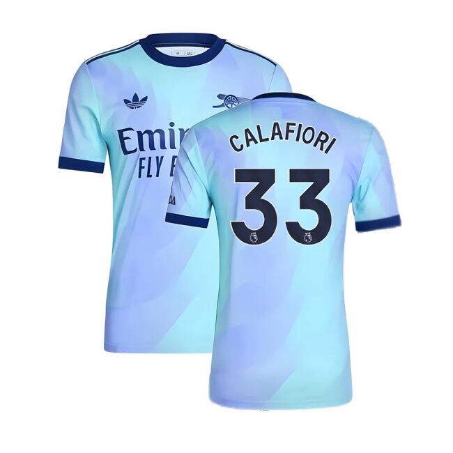 Arsenal Arsenal Authentic Third Shirt Calafiori #33 Top Tier Enthu...