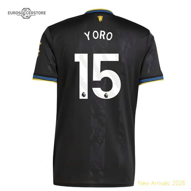 Premium 2025-2026 Manchester United Third Shirt (yoro 15) - Premium