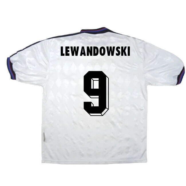Bayern Munich 1996-98 Away Shirt ((Very Good) S) (Lewandowski 9)