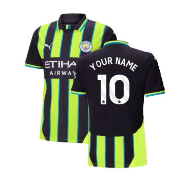 Discounted Man City 2024-2025 Man City Away Shirt (Your Name)