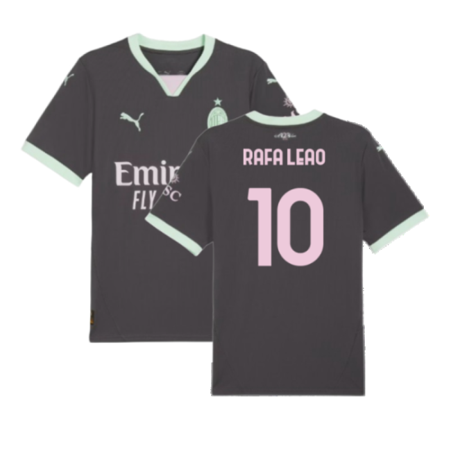 2024-2025 AC Milan Third Shirt (Rafa Leao 10) Antibacterial