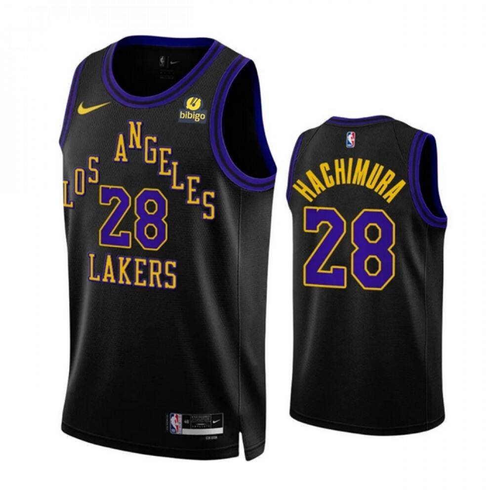 Durable Los Angeles Lakers 28 Jersey - Black City Edition - Basketball Fan Gear