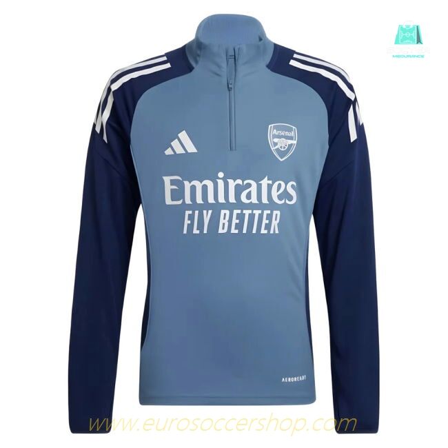 2025-2026 Arsenal Training Top (Blanch Blue) - Kids
