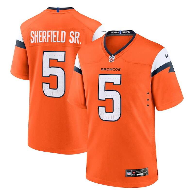 None Trent Sherfield Sr. DEN Broncos Premium Fan Favorite Game Day Wea