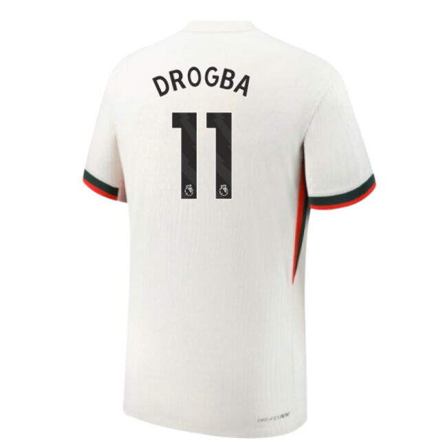 Chelsea 2025-20 Away Football Shirt - Drogba 11 L S