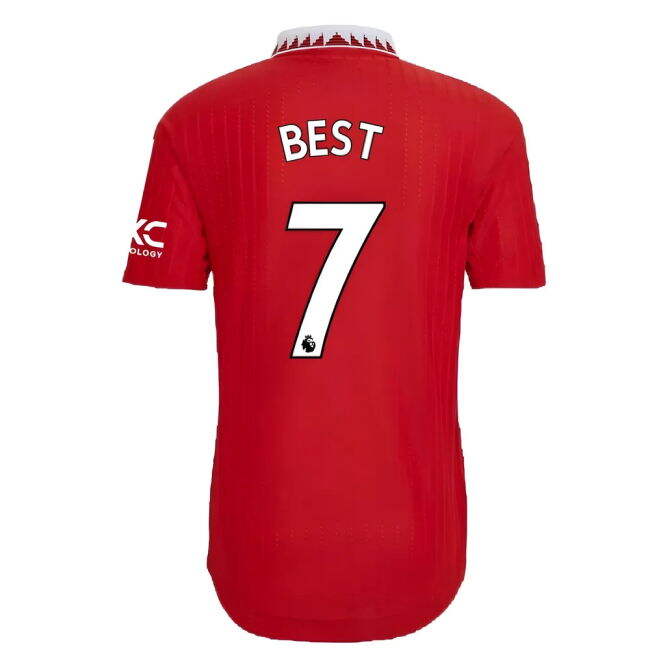 Elite Performance Licensed Football Man Utd Authentic Home Shirt B...