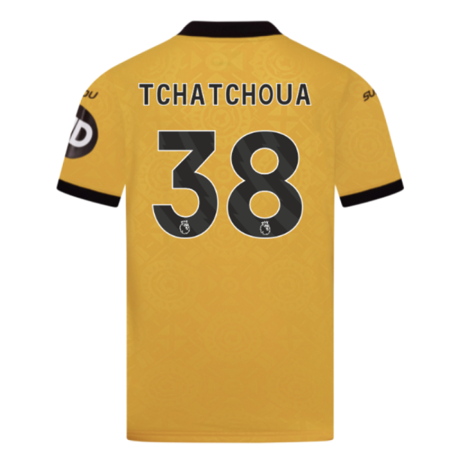 2025-2026 Wolves Home Shirt (Kids) (Tchatchoua 38) - official style
