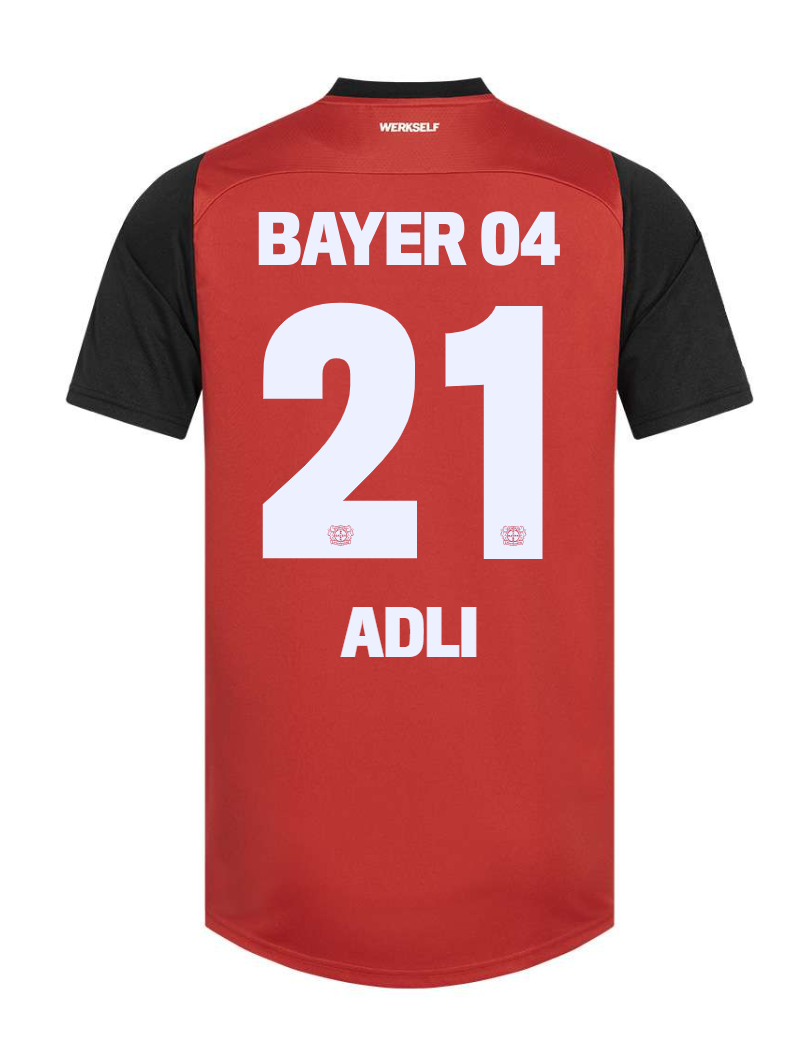 Bayer 04 Leverkusen ADLI 21 Home Football Jersey for the 24-25 Season