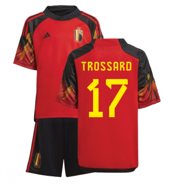 2022-2023 Belgium Home Jersey (TROSSARD 17)