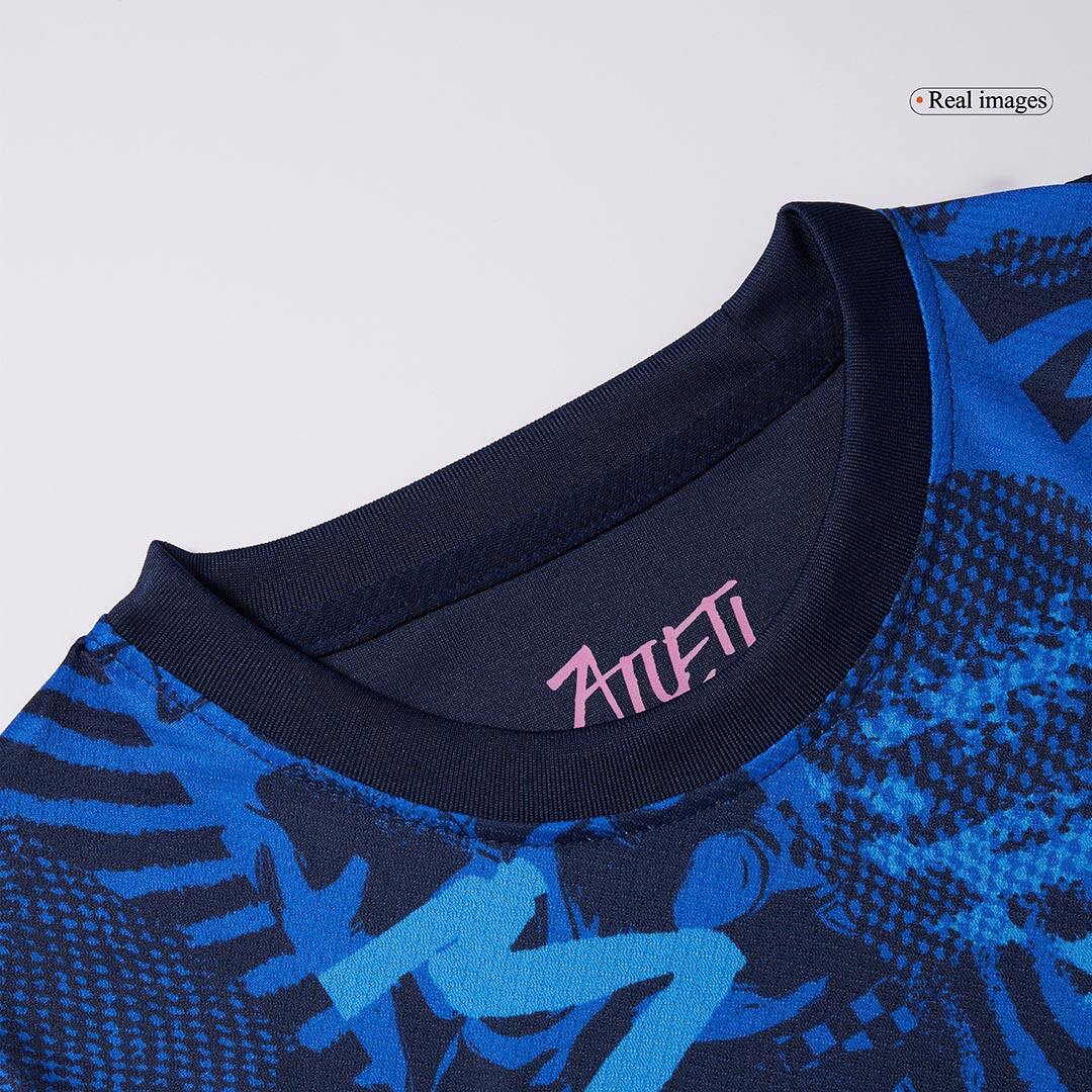 Kid's Atletico Madrid Third Away Soccer Jersey Kit(Jersey+Shorts+Socks