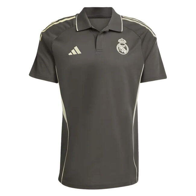 2025-2026 Real Madrid Polo Shirt (Utility Grey)