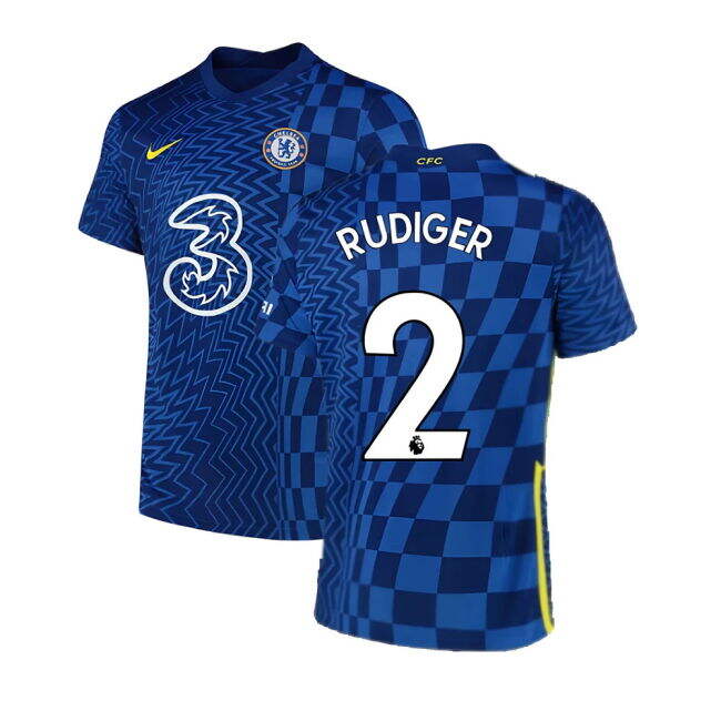 Superior Legendary 2021-2022 CHE Home Match Jersey - RUDIGER 2 Ad#816