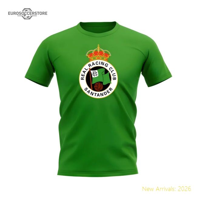 Racing Santander Badge T-shirt (green) - Excellent Value