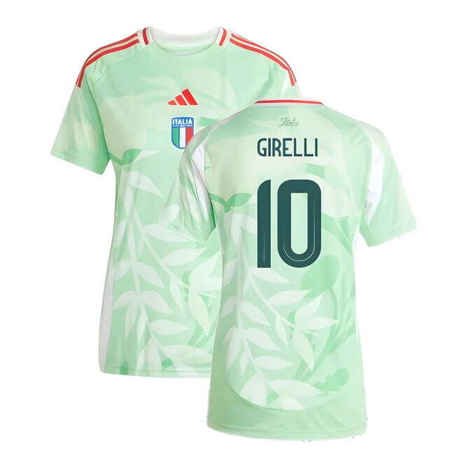 Womens 2025-2026 Italy Soccer Team Away Uniform (Girelli 10)
