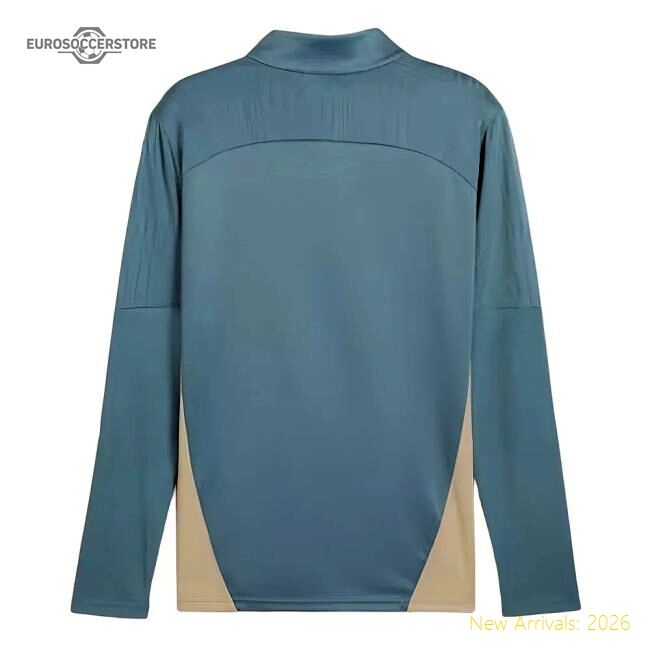 Trending 2024-2025 Marseille Training 1/4 Zip Top (Bold Blue)